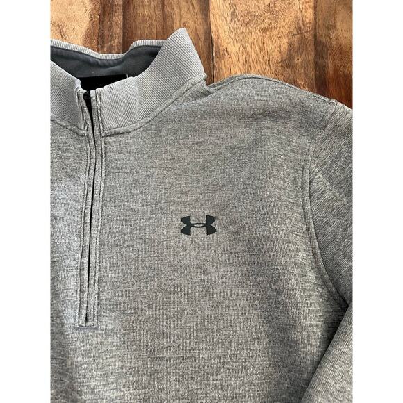 Under Armour Men's Gray 1/4 Zip Golf Outdoor Pullover Sweatshirt Size XL - Picture 1 of 5
